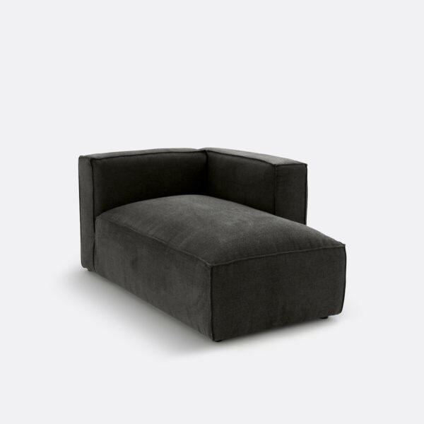 Méridienne Seven La Redoute en tissu texturé, module d’angle droit