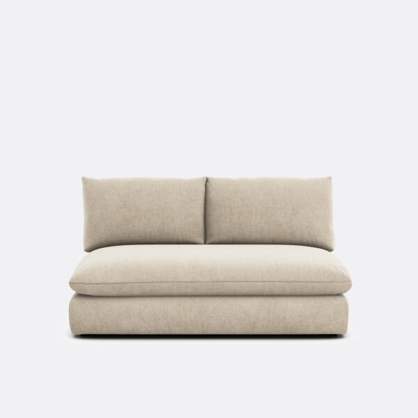 Banquette modulable MALO La Redoute Intérieurs en tissu polyester chiné