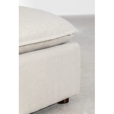 Canapé Modulaire 2 Pièces De Style Estefan Avec Accoudoirs Tapioca Beige - Sklum