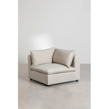 Canapé Modulaire 2 Pièces De Style Estefan Avec Accoudoirs Tapioca Beige - Sklum