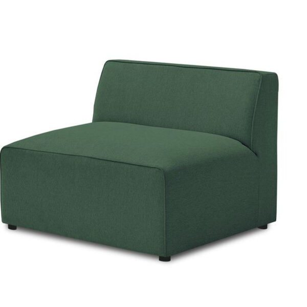 Chauffeuse Bobochic MEGEVE en tissu chiné vert pour canapé modulable