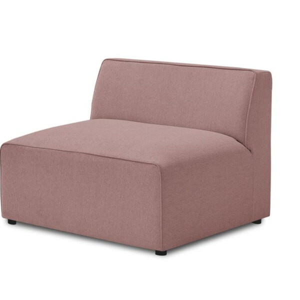 Chauffeuse Bobochic MEGEVE en tissu chiné rose, module une place