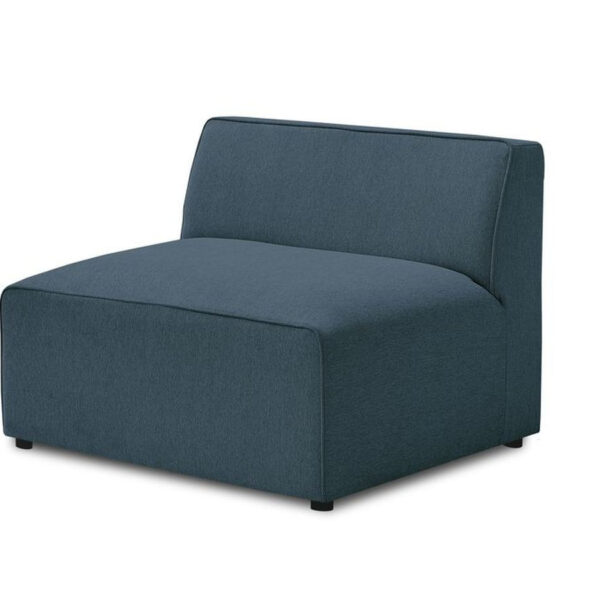 Chauffeuse Bobochic MEGEVE en tissu chiné bleu foncé, module une place